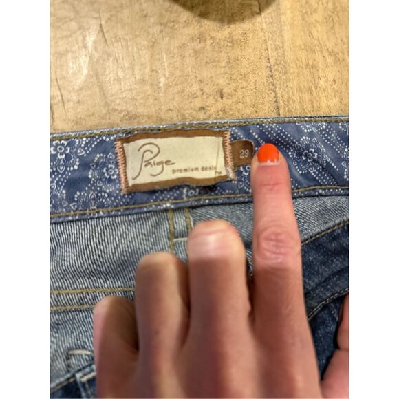 Vintage Paige Premium Denim Melrose Jeans – Size 29 – Y2K Bootcut – Made in USA - Picture 8 of 9